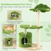 Cute Cat Tree for Indoor Cats with Supporting Frame - Green - Pet entertainment
