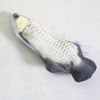 Cat Toy Simulation Fish Toy Pet Plush Cat Mint Fish Kitten - Gray whitebait 20cm long