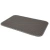 Square cat litter mat - Grey - As Pic