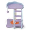 Multifunctional Plush Cat Tree with Ladder - Blue & Purple - Pet entertainment