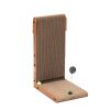 Indoor Cat Scratching Board – Built-in Toy & Bell on Corrugated Pad