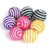 Cat Pet Sisal Rope Woven Ball Chewing Rattle Scratching Toy Interactive Scratching Chewing Toy Pet Cat Dog - 3 PCs