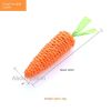 Pet cat toys nibbling toys cute paper rope carrot toys with built-in bells - 2pcs Small radish