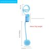 Pet cat toy self hi cat hair ball plush spring toy Jingle Bell Toys - Blue spring ball - routine