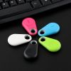 1pc Smart Mini GPS Finder BT Tracer Pet Kids GPS Locator Tag Alarm Wallet Key Tracker - Pink - one-size