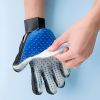 Pet Hair Removal Gloves Massager Bath Cleaning Tool For Dogs Cats - Right Hand