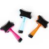 Plastic Push Brush for Cat and Dogs Pet Groom Bath Brush Hair Removal Brush Best Price - Blue