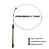 Cat supplies Simulated birds Interactive cat toys Funny feather birds and clock cat stick Kitten toys - Brown steel wire rod