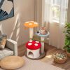 1PC 35 Inch Tall Cat Tower with Sisal Scratching Posts Cat Condo and Padded Platforms - Multicolor