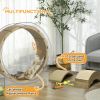 4 Pack Cat Scratching Board Replacement for Cat Wheel, Brown - Brown