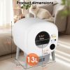 Automatic Smart Cat Litter Box, Large Capacity Self-Cleaning Litter Box with Infrared/Gravity/Ambient Light Function(Model B) - as Pic