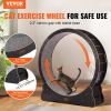 Cat Exercise Wheel 43.3" Large Cat Treadmill Wheel for Indoor Cats Black - Default