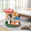 Multicolor Cat Tree with Condo and Platform - Multicolor - Pet entertainment