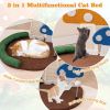 Cat Tree with Sisal Claw Scratcher for Indoor Cats Activity - Multi-Color - Style B