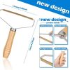 Pet Hair Remover Brush For Dog & Cat; Dog Hair Removal Brush With Wood Handle For Clothes; Blankets - Wood Handle