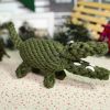 Natural Jute Dog Chewing Rope For Dental Tough With Cute Animals Fruit Eco-Friendly Knot - Turtle
