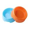 1Pc High Quality Solid Color Pet Bowls Candy-Colored Lightweight Plastic Single Bowl Small Dog Cat Pet Bowl Pet Feeding Supplies - green - S