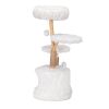 Modern Cat Tree, Natural Branch Cat Tower, Luxury Cat Condo, Indoor Cat Furniture, Kitten Cat Gift, White - as Pic