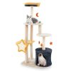 50' H Cat tree with sisal grab post and board - as picture