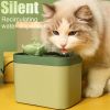 1.5L Auto Cat Water Fountain Filter USB Electric Mute Cat Drinker Bowl Recirculate Filtring Drinker Dog Pet Drinking Dispenser - USB Green - China
