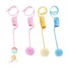 Pet cat toy self hi cat hair ball plush spring toy Jingle Bell Toys - Pink spring ball - routine