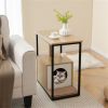26"H cat coffee table cat furniture tail table cat house with scratching post
