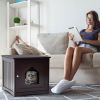 Sidetable Nightstand Weatherproof Multi-function Cat House