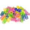 Cat Spring Toys, 4 Pack Cat Spiral Springs for Indoor Cats, Colorful & Durable Plastic Spring Coils Attract Cats to Swat, Bite