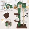 Multi-level Cat Tree and Condo with  Anti-tipping Device