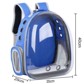 Breathable Outdoor Travel Backpack - Black - AS Pic (Color: Blue)