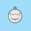 Pet Collar Cat Cute Cat Pattern Pendant Collar For Dogs Kitten Cats
