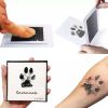 Clean Touch Paw Print Ink Pad For Pets; 3.7x2.2in - Black - pack of 2